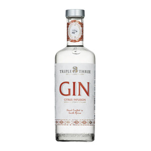 TRIPLE THREE Citrus Infusion Gin 500ml