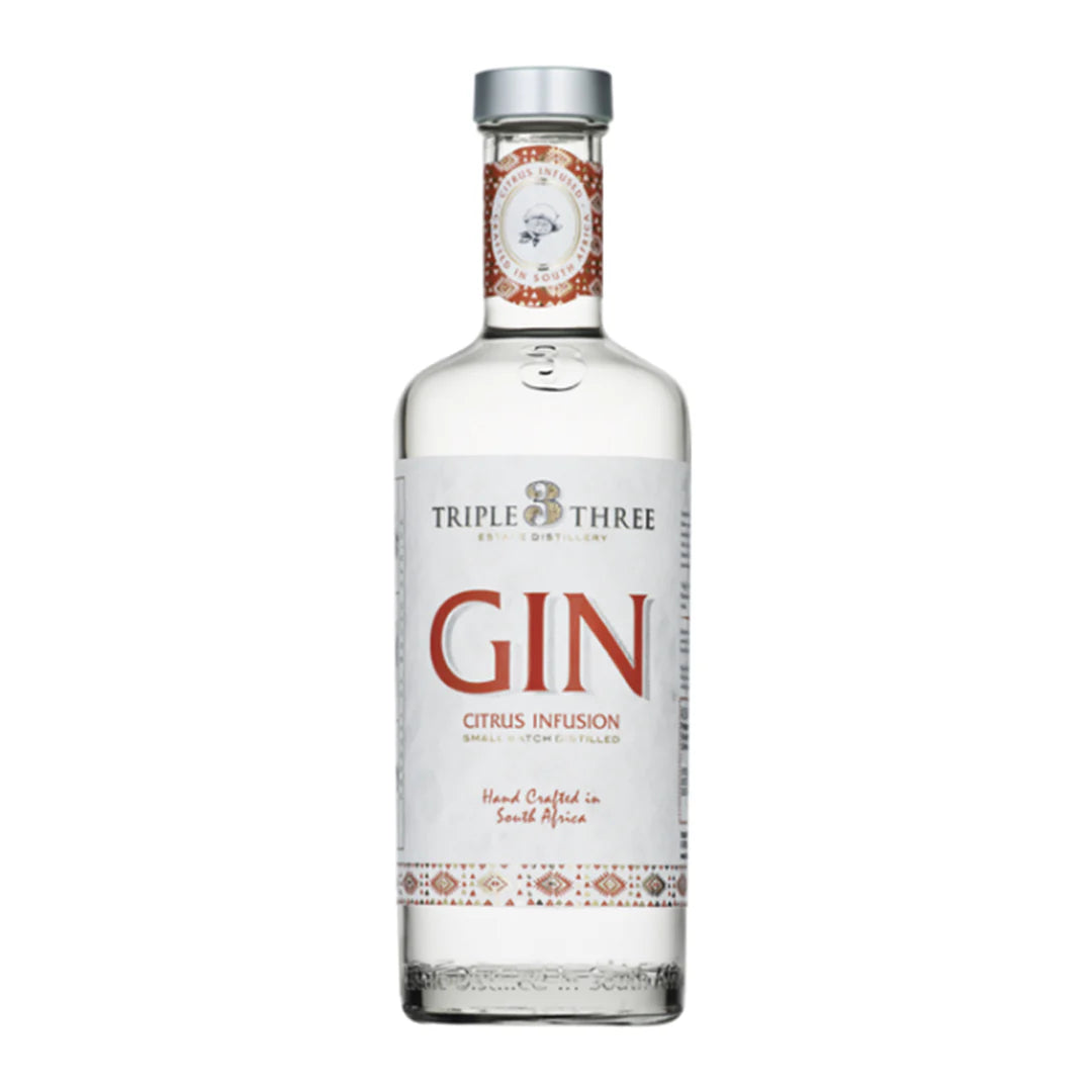 TRIPLE THREE Citrus Infusion Gin 500ml