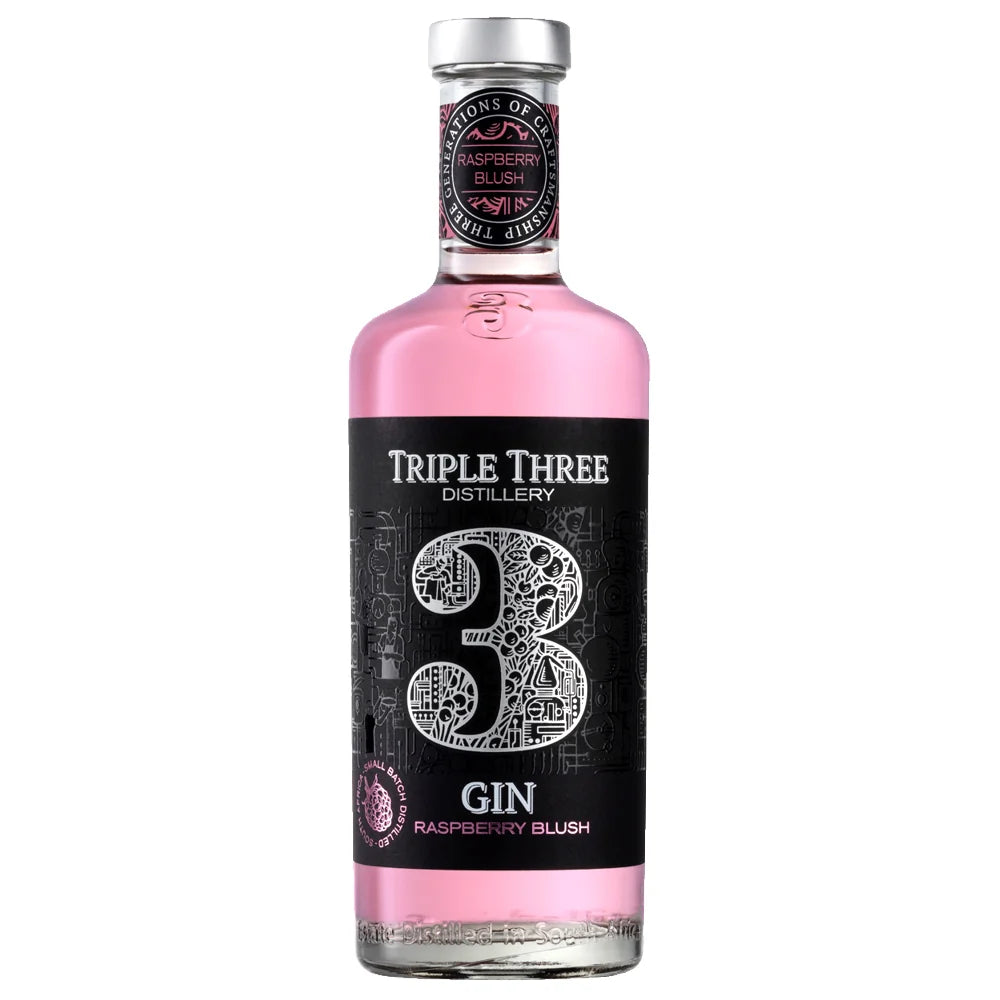 TRIPLE THREE Raspberry Blush Gin 500ml