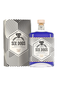 Six Dogs Blue LIGHT Gin 750ml