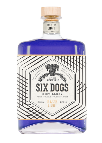 Six Dogs Blue LIGHT Gin 750ml - Togetherstore Zambia