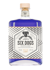 Six Dogs Blue LIGHT Gin 750ml - Togetherstore Zambia
