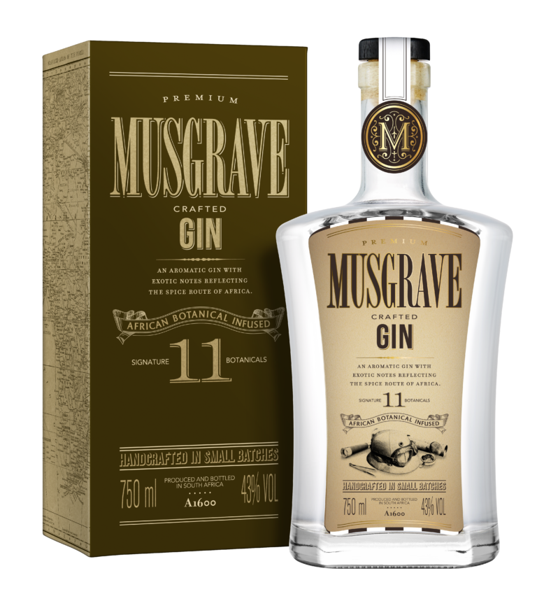 MUSGRAVE 11 Botanicals Original Gin 750ml - Together Store Zambia