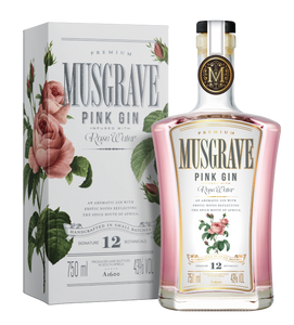 MUSGRAVE Rose Water Gin 750ml - Together Store Zambia